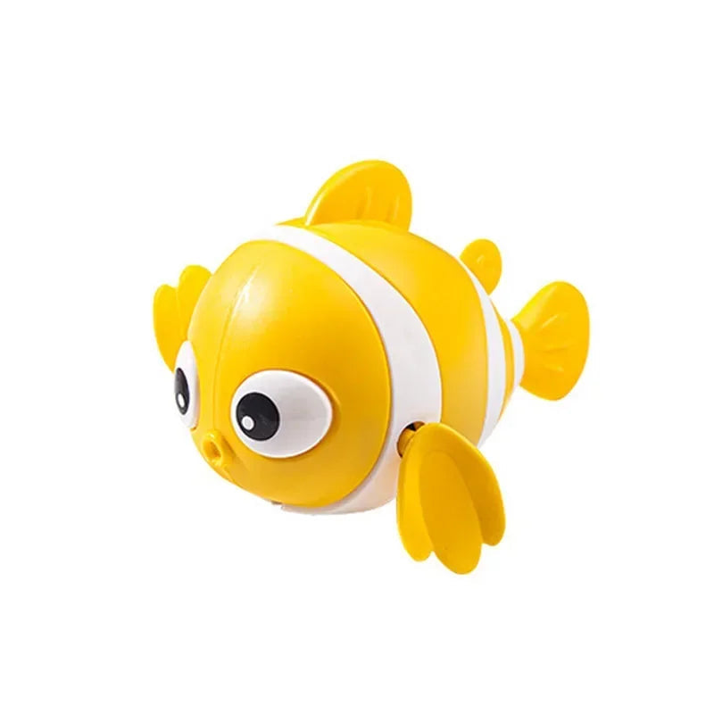 Bath Toys Cute Swimming Clown Fish Bath Toy for Toddlers Floating Wind Up Toys for Boy Girl New Born Baby Bathtub Toddler Toys Econic Blanks